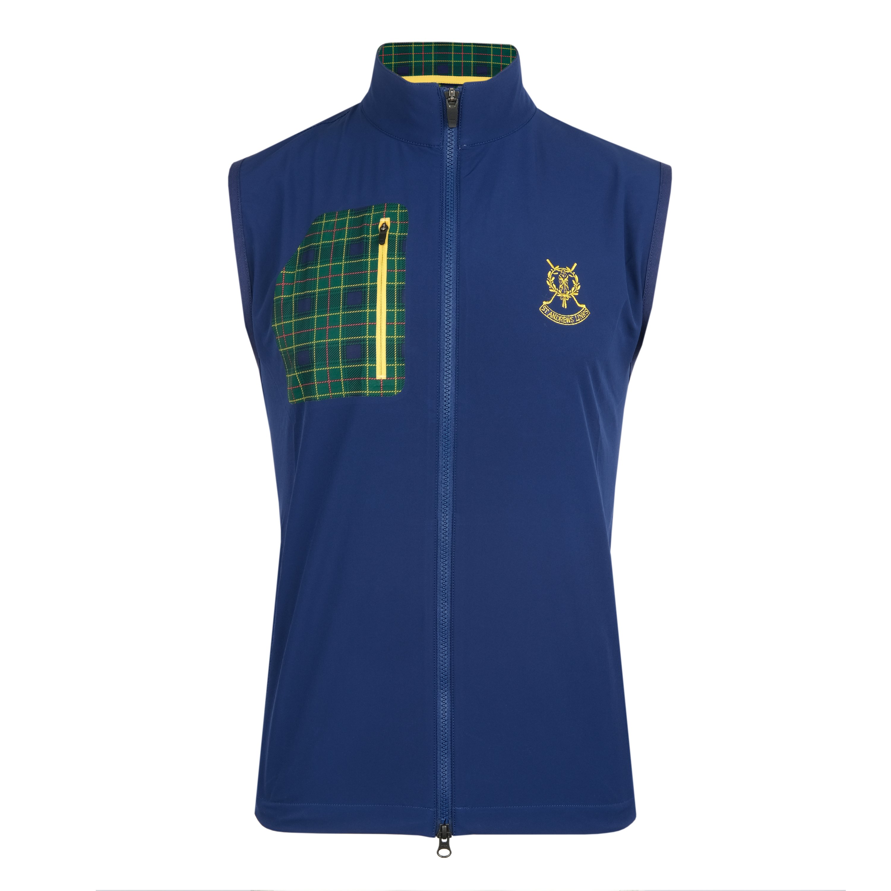 St Andrews Tartan Wind Vest